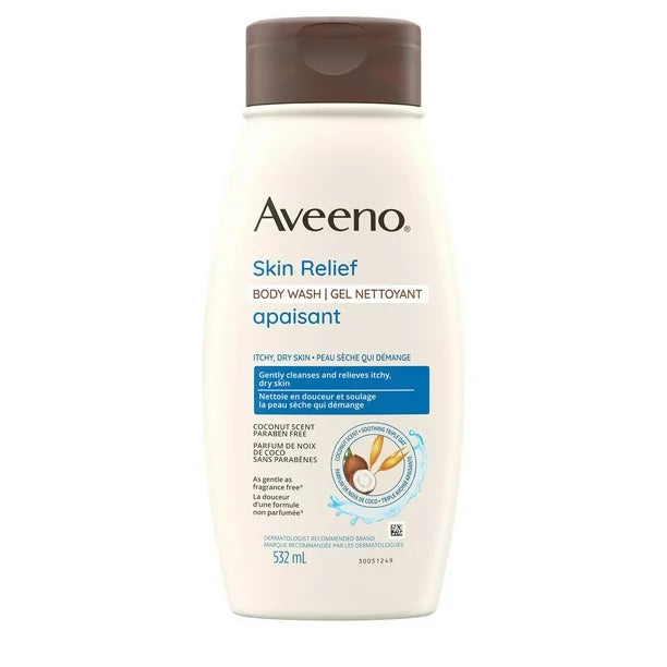 Aveeno: Skin Relief Body Wash  Gentle Scent Coconut