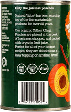Load image into Gallery viewer, Natural Value; Organic Yellow Cling Chunky Peaches
