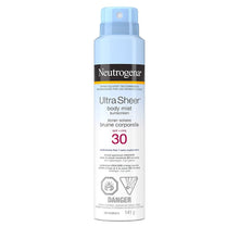 Load image into Gallery viewer, Neutrogena: Ultra Sheer SPF45 Body Mist Sunscreen Spray
