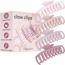 Load image into Gallery viewer, Framar: Claw Hair Clips 4pk
