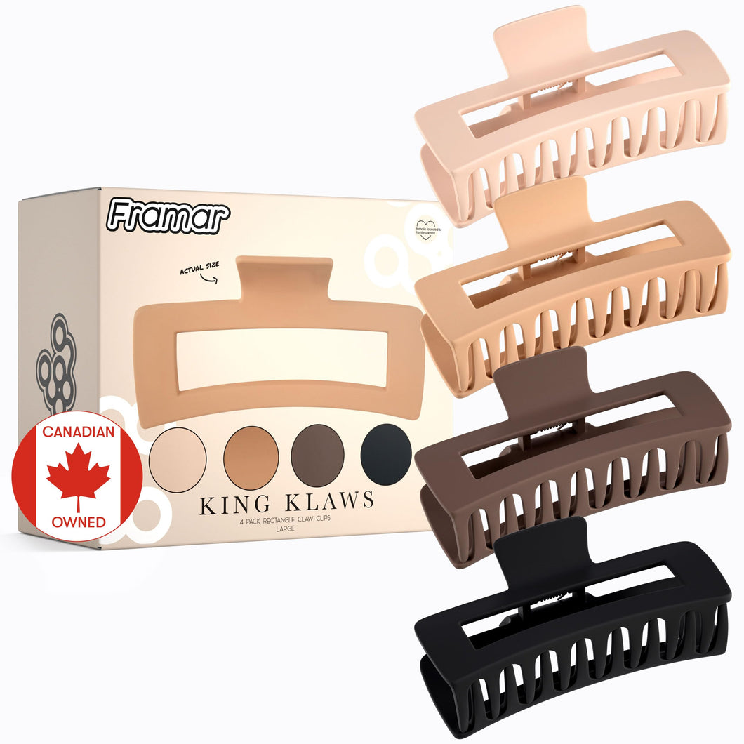 Framar: King Klaws Hair Clips 4pk