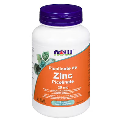 NOW: Zinc Picolinate 25 mg