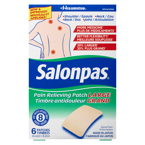 Salonpas: Pain Relieving Patch Large