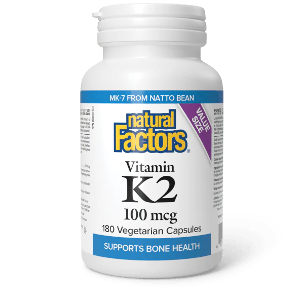 Natural Factors: Vitamin K2 (100mcg)