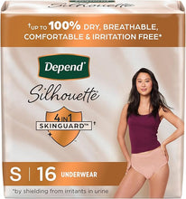Load image into Gallery viewer, Depend: Maximum Absorbency Silhouette Underwear
