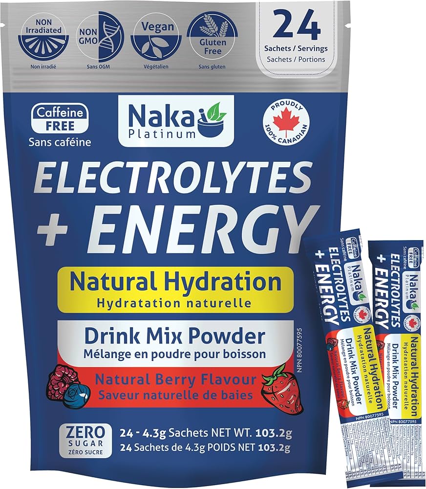 Naka: Electrolytes +Energy Natural Berry