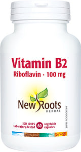 New Roots: Vitamin B2 Riboflavin 100 MG