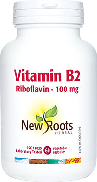 New Roots: Vitamin B2 Riboflavin 100 MG