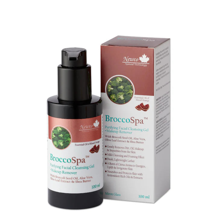 NEWCO: BroccoSpa Purifying Facial Cleansing Gel + Makeup Remover