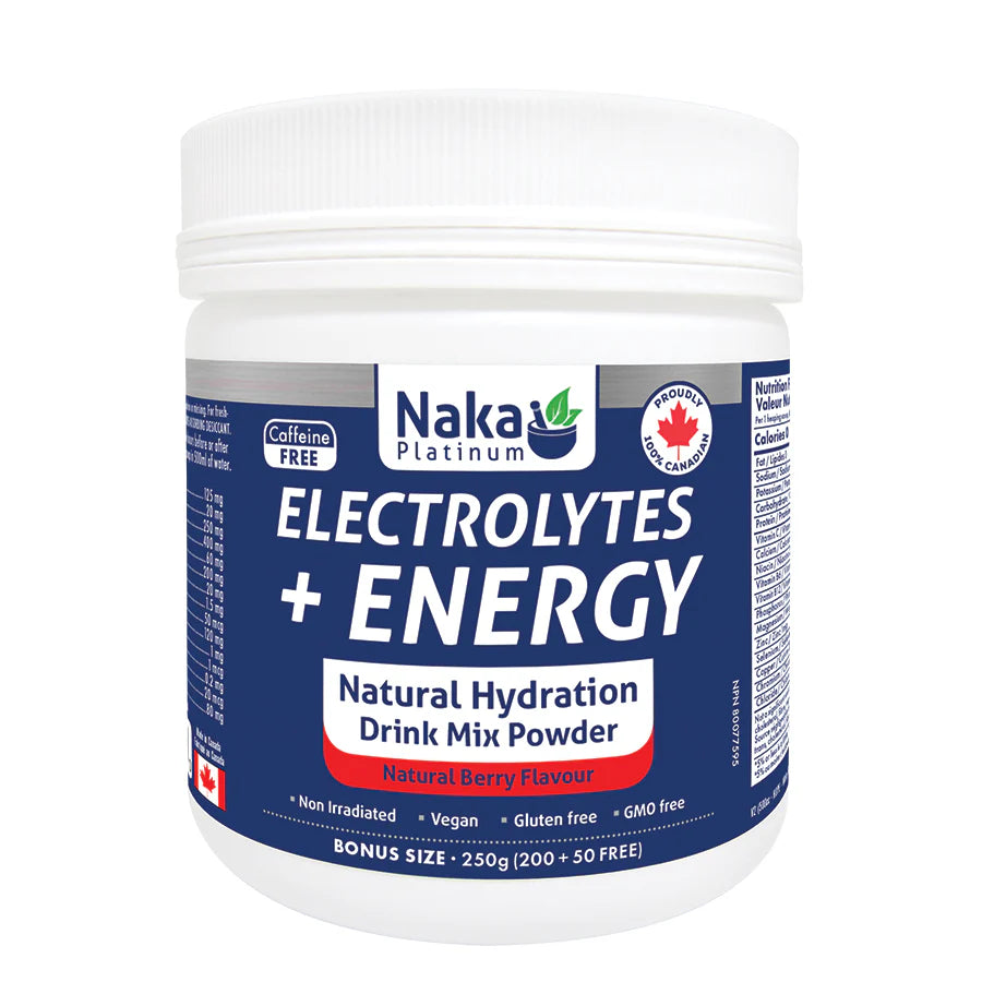 Naka: Electrolytes +Energy Natural Berry