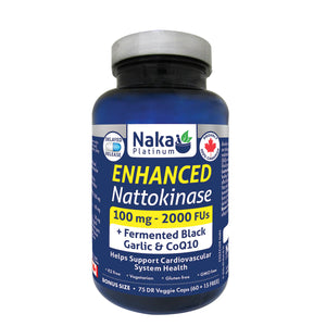 Naka: Enhanced Nattokinase 100MG with Garlic CoQ10