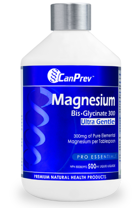 CanPrev: Magnesium Bis-Glycinate 300mg Liquid