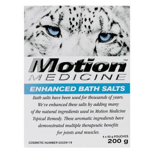 Motion Medicine: Enhanced Bath Salts