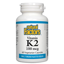 Load image into Gallery viewer, Natural Factors: Vitamin K2 100 mcg
