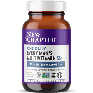 New Chapter:  Every Man's One Daily 55+ Multivitamin