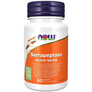 NOW: Serrapeptase 60 Capsules