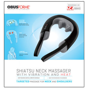 ObusForme: Shiatsu Neck Massager With Vibration And Heat