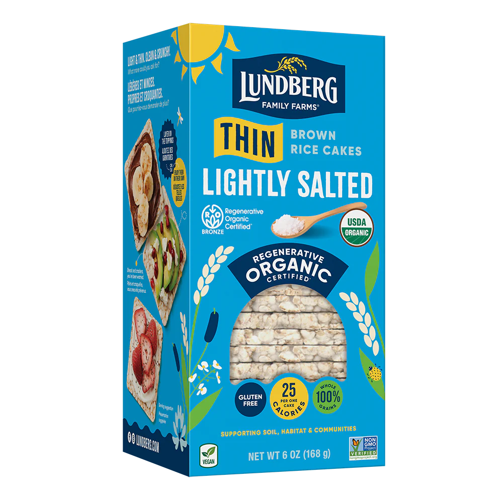 Lundberg: Brown Rice Puffed Grain Cakes Lightly Salted