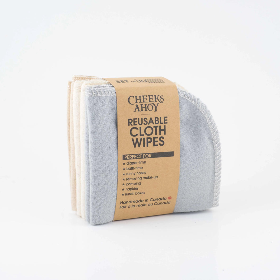 Cheeks Ahoy: Cloth Wipes 10pk