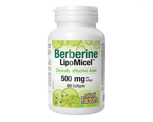 Natural Factors, Berberine LipoMicel Matrix, 500 mg