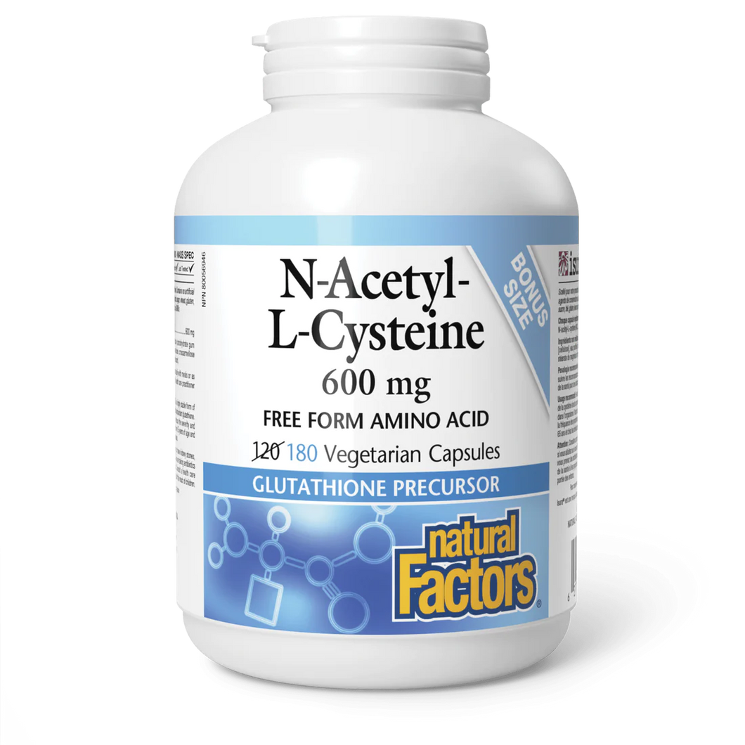 Natural Factors: N-Acetyl-L-Cysteine (NAC)