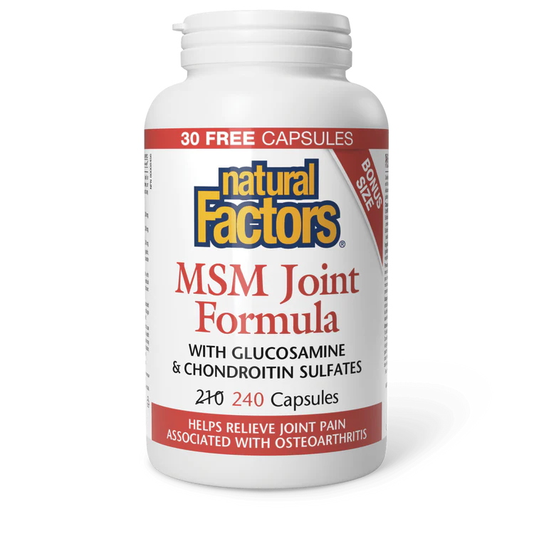 Natural Factors: MSM Joint Formula