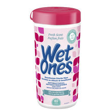 Load image into Gallery viewer, Wet Ones: Antibacterial Hand &amp; Face Wipes - 40 Count
