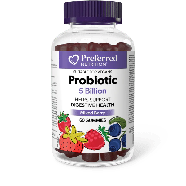 Preferred Nutrition: Probiotic 5 Billion Gummies