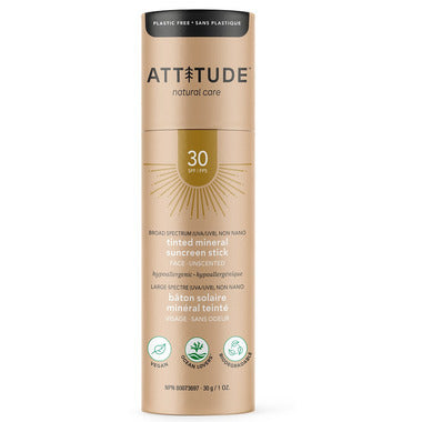 Attitude: Tinted Mineral Sunscreen Face Stick SPF30