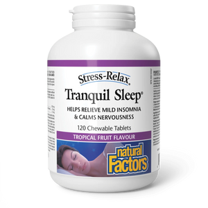 Natural Factors: Stress-Relax® Tranquil Sleep Tropical Fruit Flavour