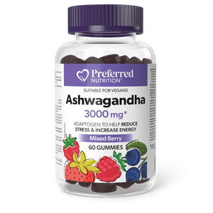 Preferred Nutrition: Ashwagandha Gummies 3000mg