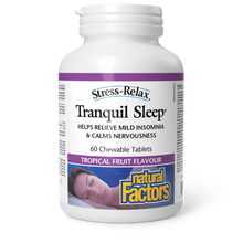 Load image into Gallery viewer, Natural Factors: Stress-Relax® Tranquil Sleep Tropical Fruit Flavour
