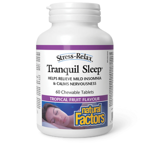 Natural Factors: Stress-Relax® Tranquil Sleep Tropical Fruit Flavour