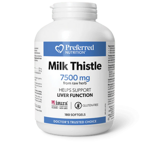 Preferred Nutrition: Milk Thistle 7500 mg
