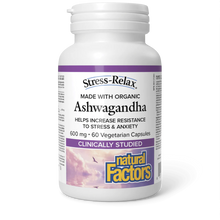 Load image into Gallery viewer, Natural Factors: Ashwagandha 600 MG
