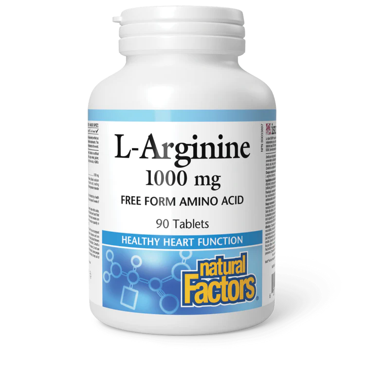 Natural Factors: L-Arginine 1000 mg