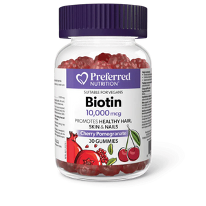 Preferred Nutrition: Biotin 10000 mcg Gummies