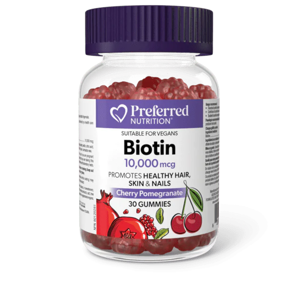 Preferred Nutrition: Biotin 10000 mcg Gummies