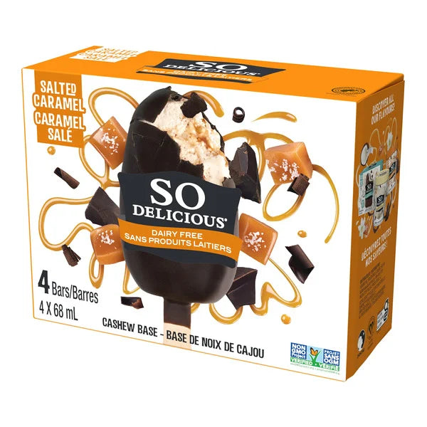 So Delicious: Cashew-Based Frozen Dessert Bars - 4 Pack