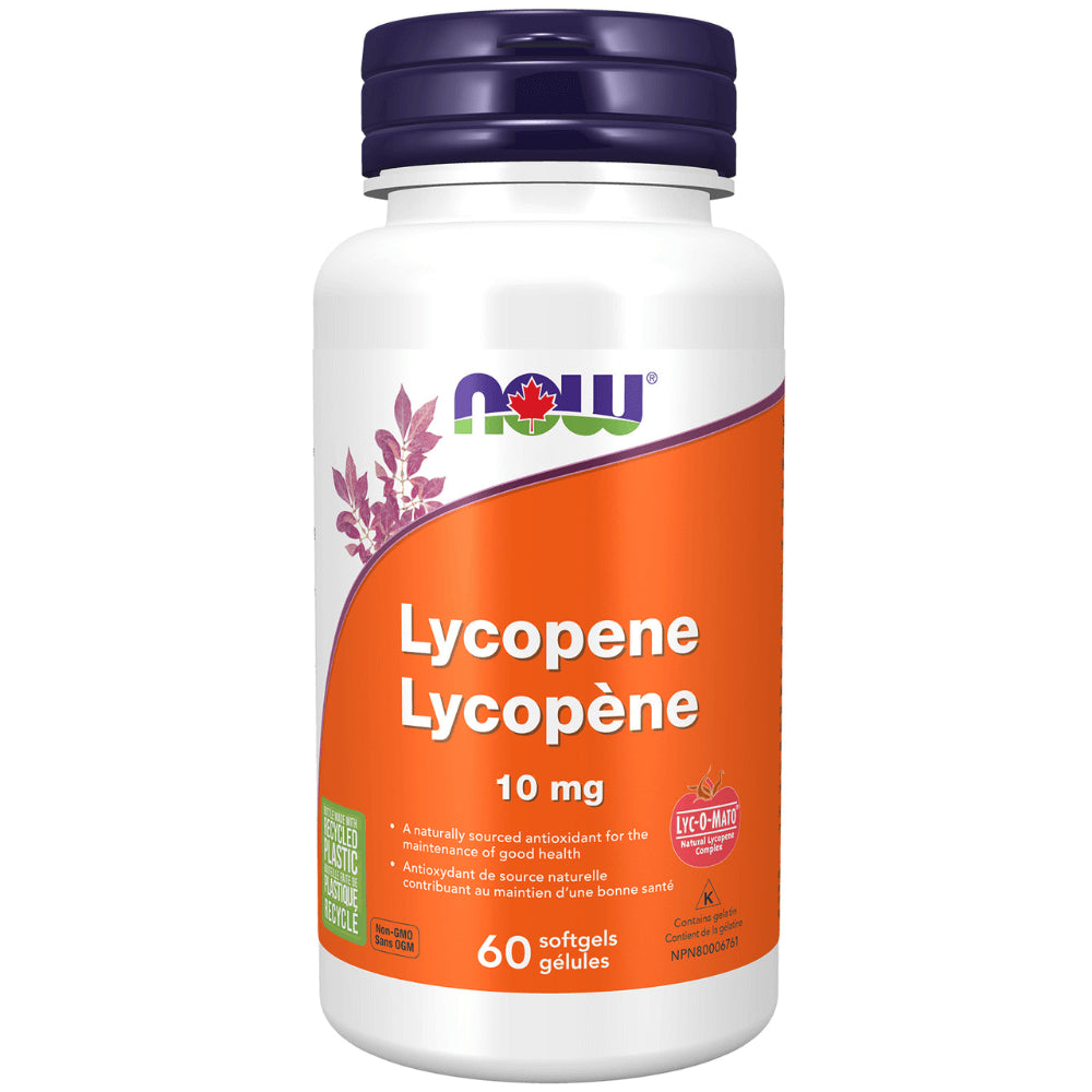 NOW: Lycopene 10 mg Softgels