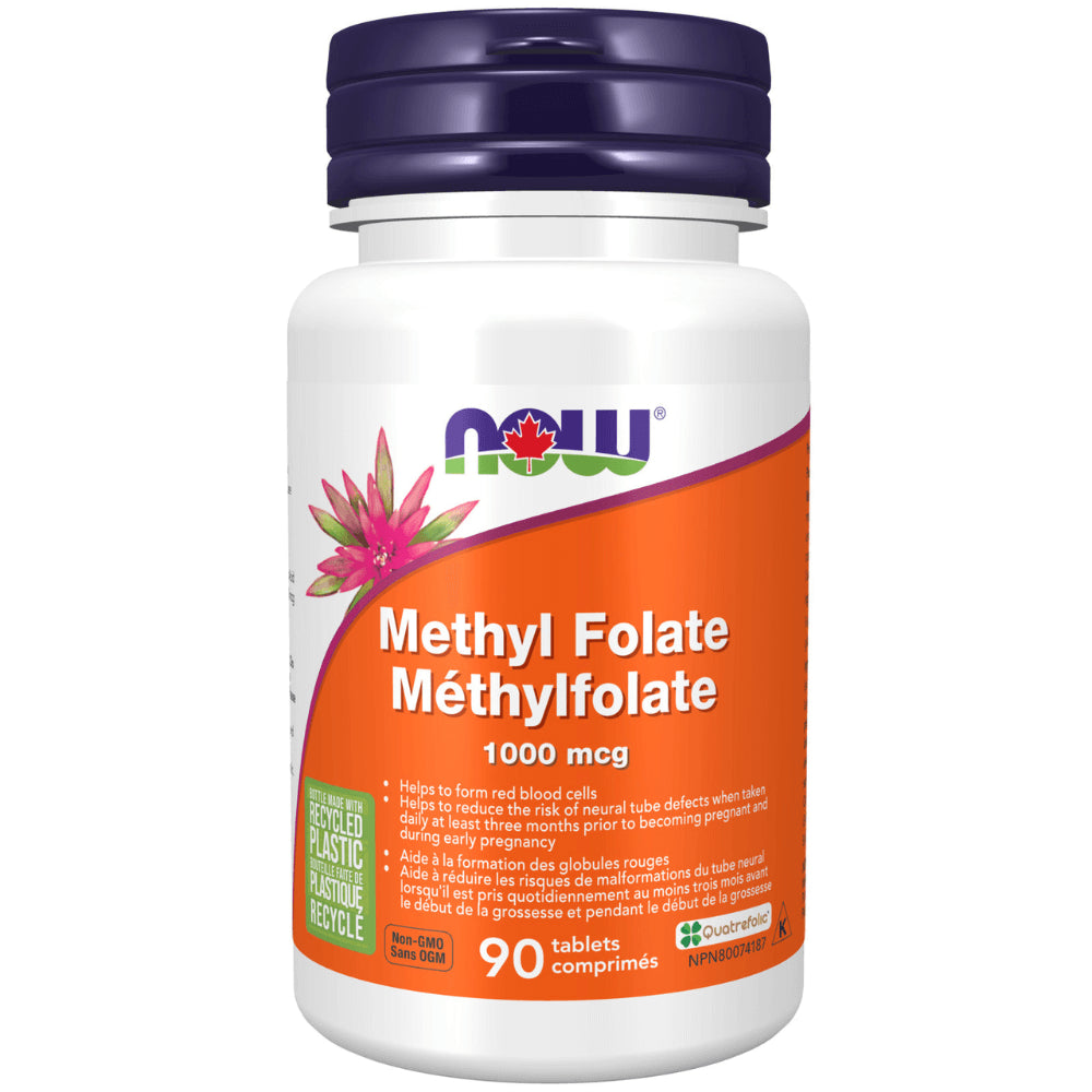 NOW: Methyl Folate 1000mcg Tablets