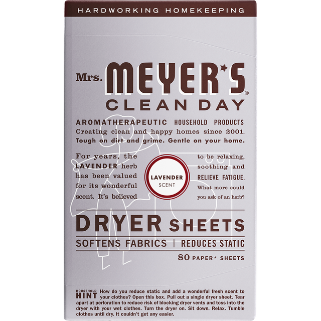 Mrs. Meyer's: Dryer Sheet