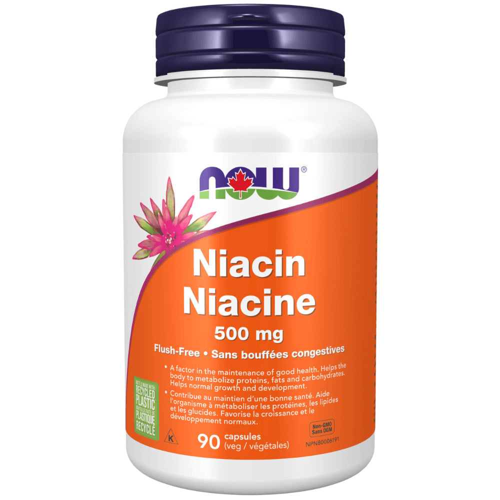 NOW: Niacin 500mg | Flush Free