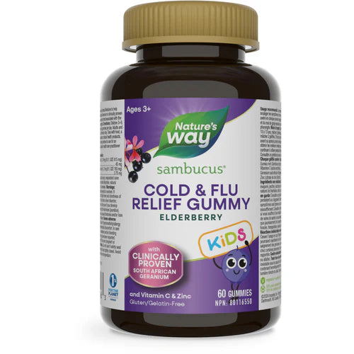 Nature's Way: Sambucus Cold & Flu Kids Relief Gummies