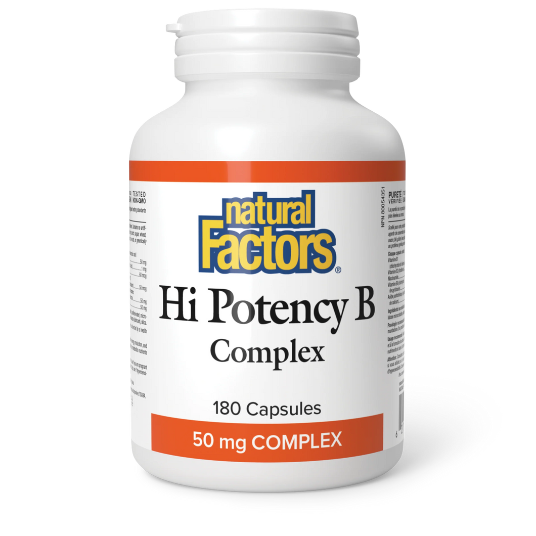Natural Factors: Hi Potency B Complex 50 mg