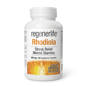 Natural Factors: Regenerlife Rhodiola 500mg