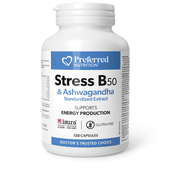 Preferred Nutrition: Stress B50 Ashwagandha