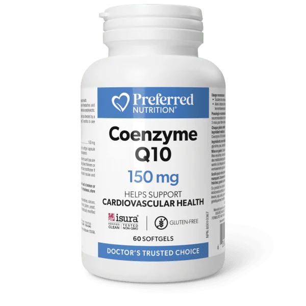 Preferred Nutrition: Coenzyme Q10 150 mg Softgels