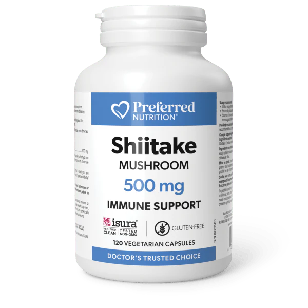 Preferred Nutrition: Shiitake Mushroom 500MG