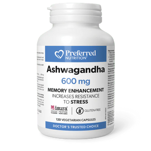 Preferred Nutrition: Ashwagandha 600mg
